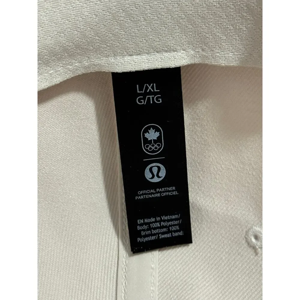 Lululemon Off-White Canada Olympic Team Adjustable Hat